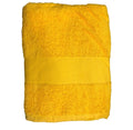 Toalla Baño Completo 100% Algodón Amarillo