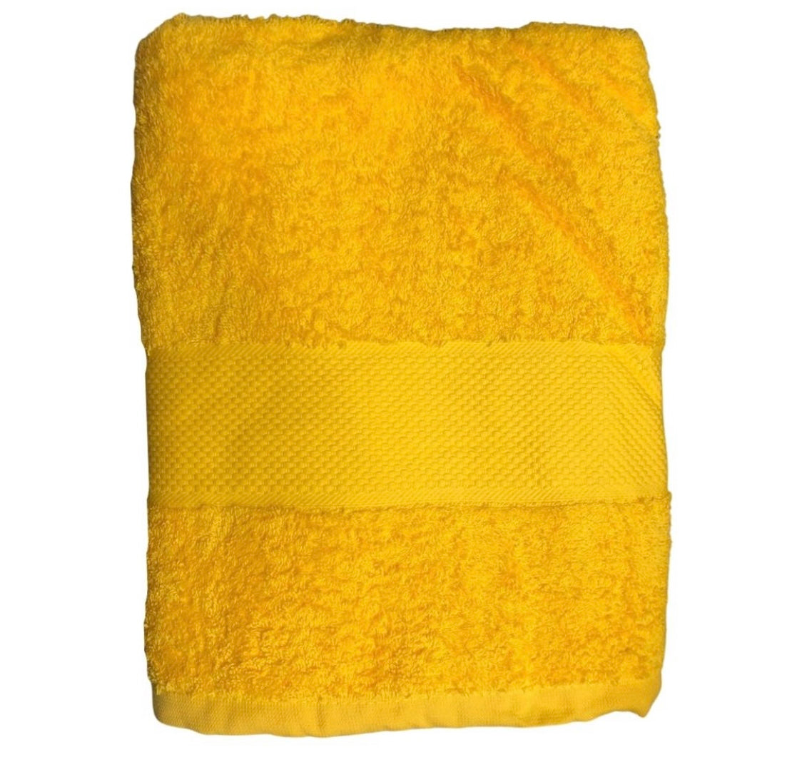 Toalla Baño Completo 100% Algodón Amarillo