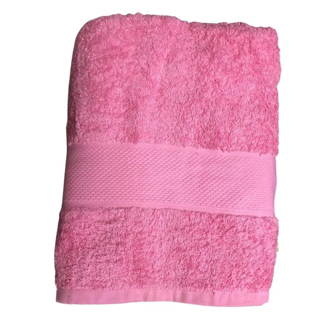 Toalla Baño Completo 100% Algodón Rosa