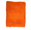 Toalla Baño Completo 100% Algodón Naranja
