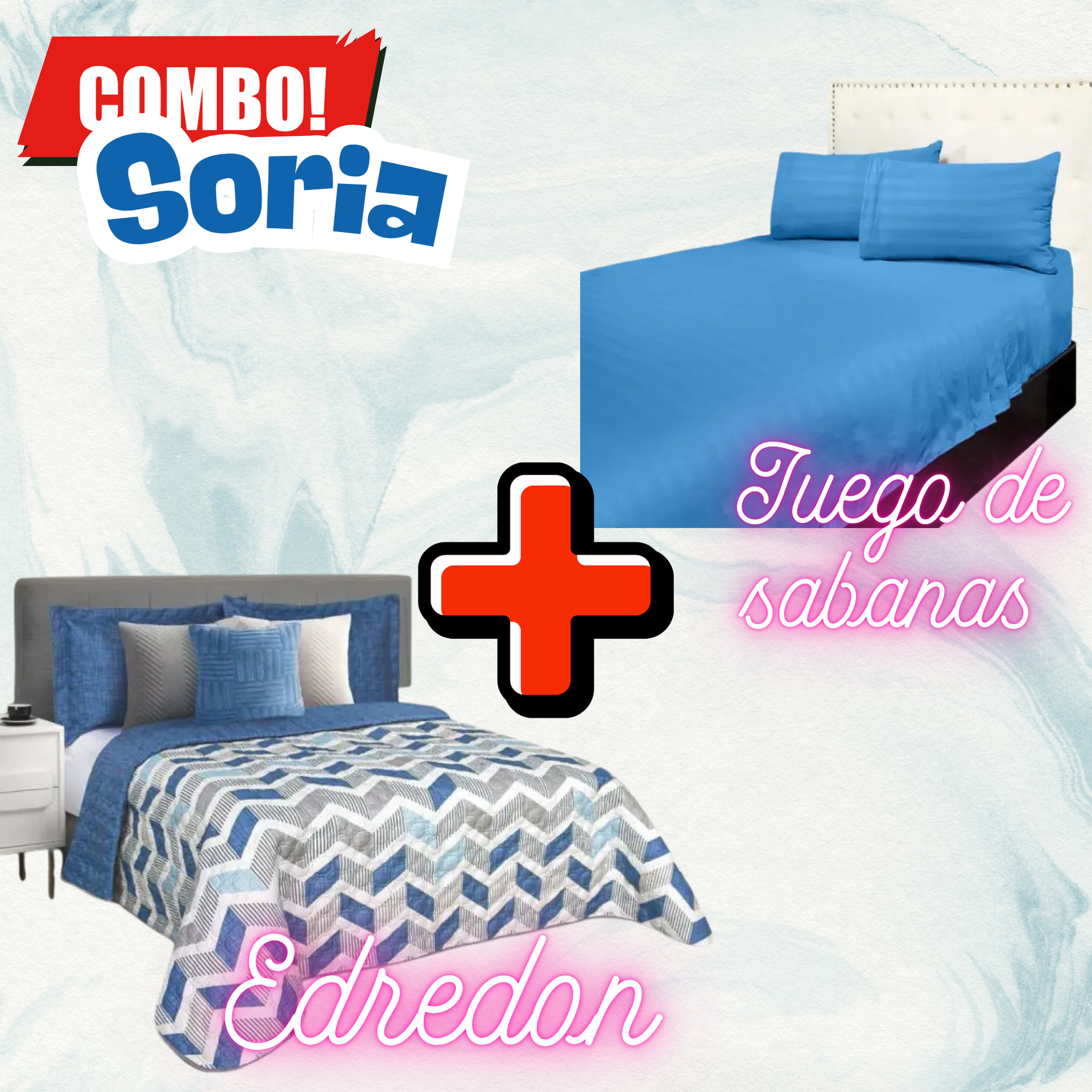 Edredón Ultrasónico Soria con Sabanas