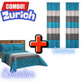 Edredón Ultrasónico Zurich con Cortinas