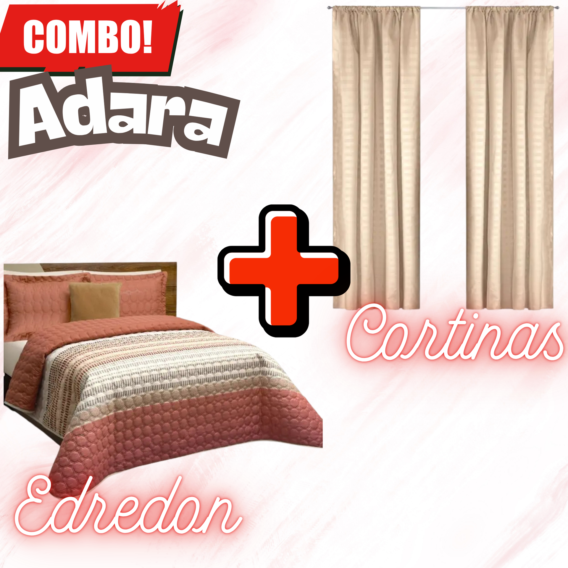 Edredón Ultrasónico Adara con cortinas