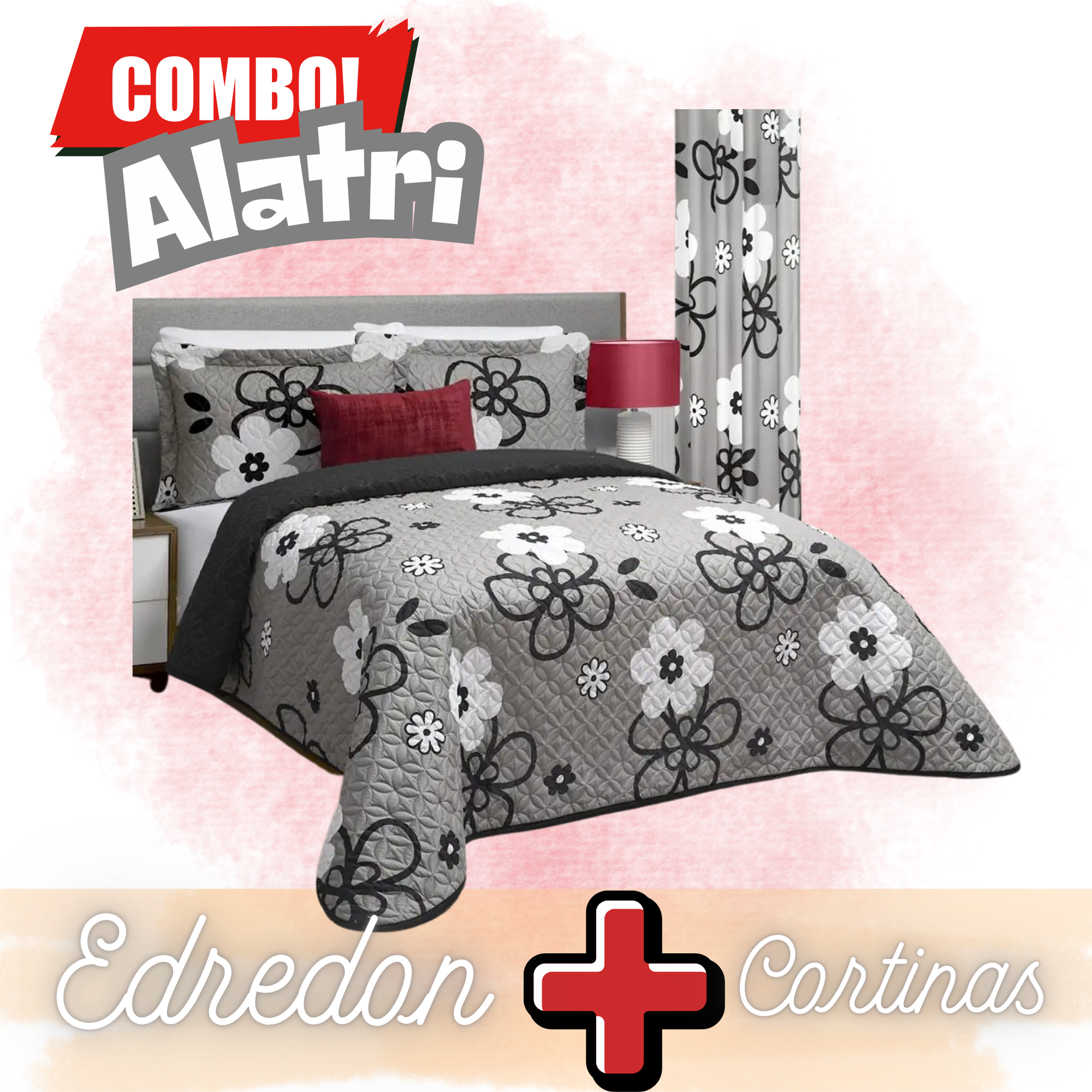 Edredón Ultrasónico Alatri con Cortinas