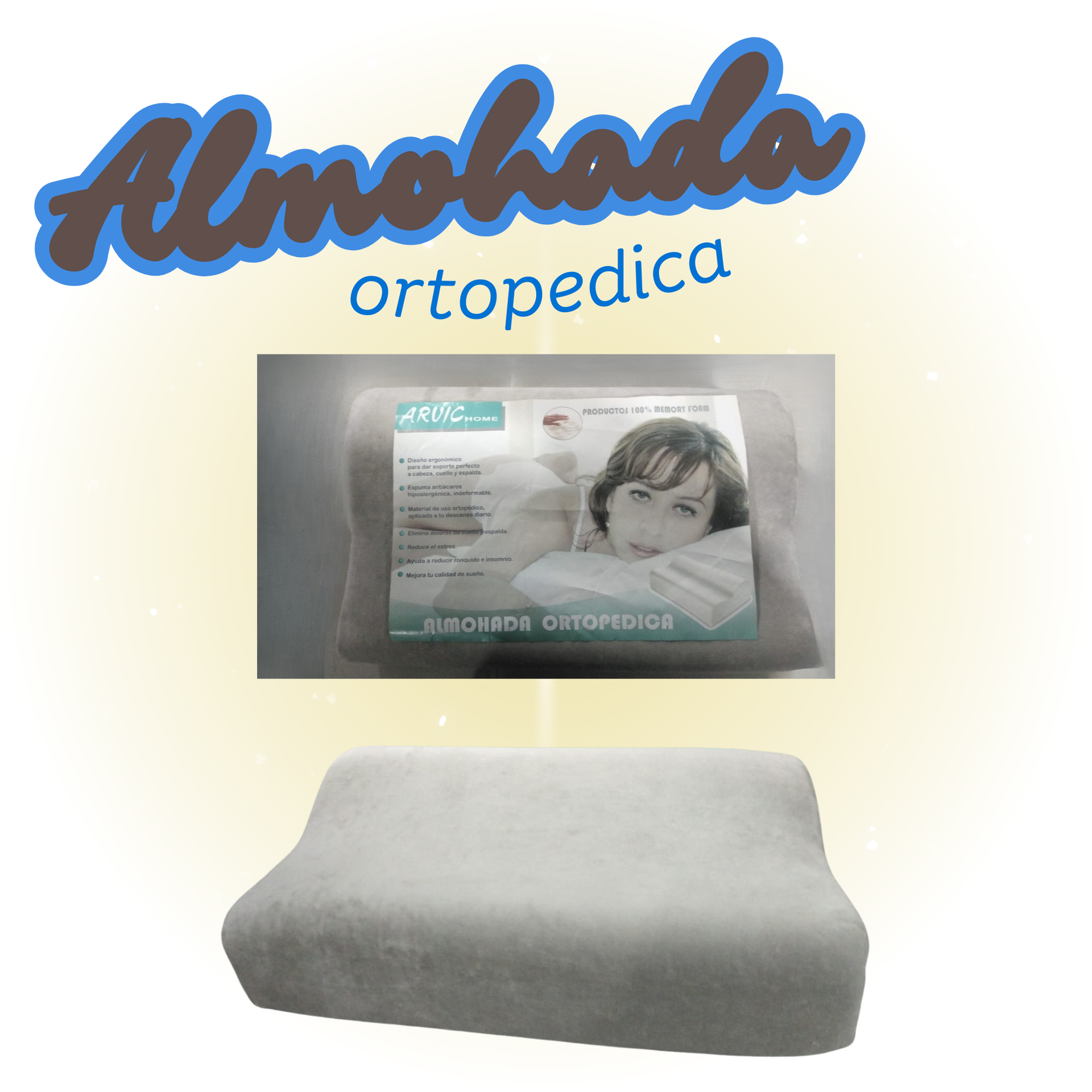 Almohada Ortopedica Memory Foam