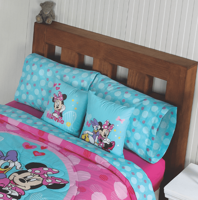 Edrecolcha con Cojines Minnie y Daisy