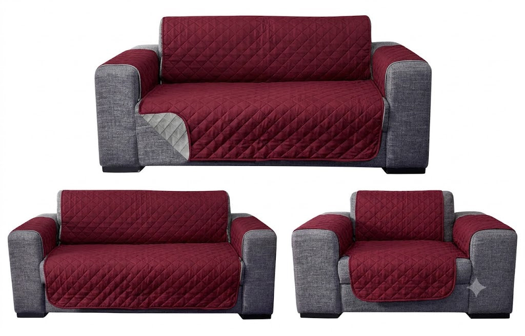 Set de Protectores de Sala Doble Vista de Tapete 3 piezas Beautty Home