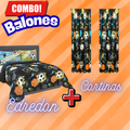 Edredón Ultrasónico Balones  con Cortinas