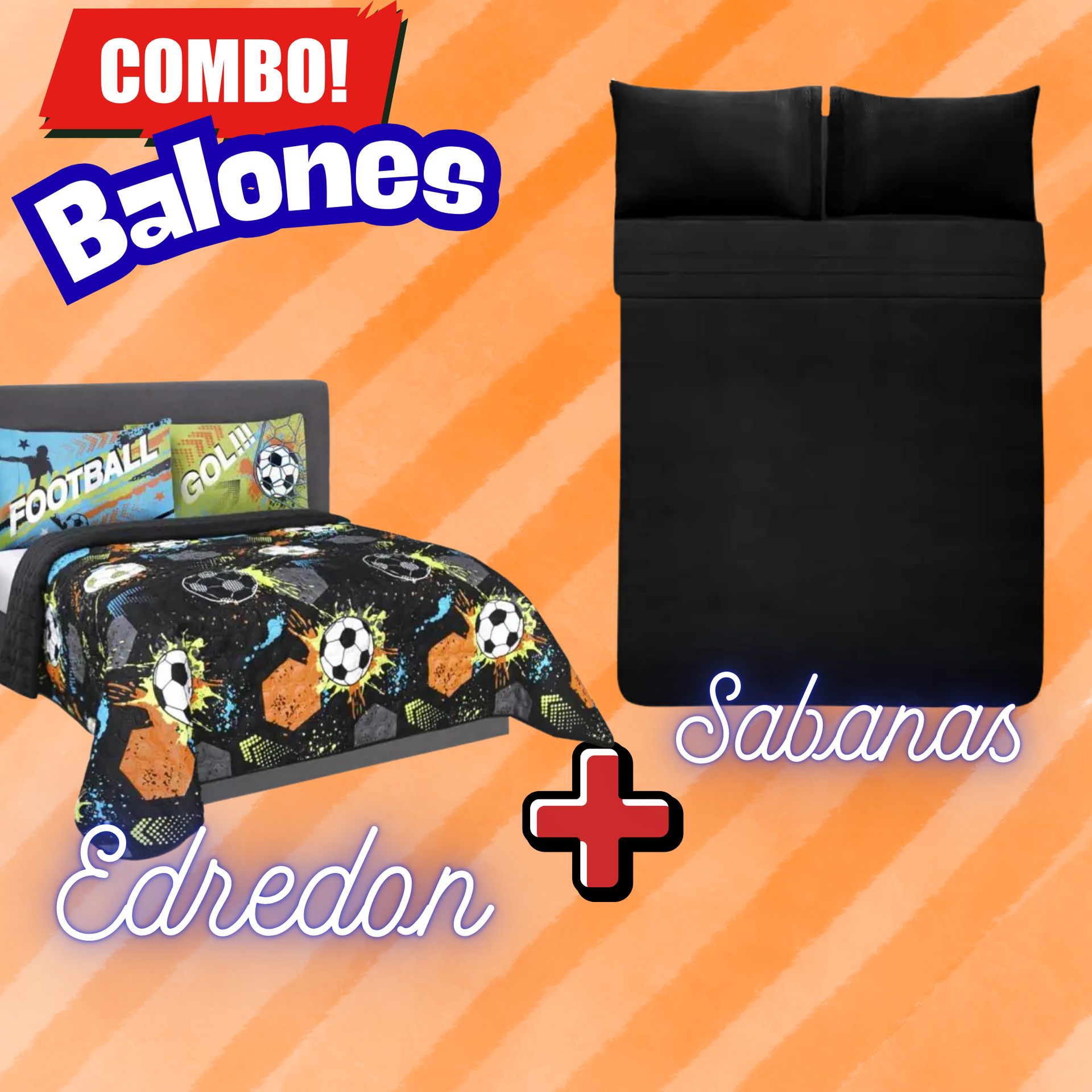 Edredón Ultrasónico Balones con Sabanas.