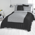 Edrecolcha Con Cojines Baruk Negro
