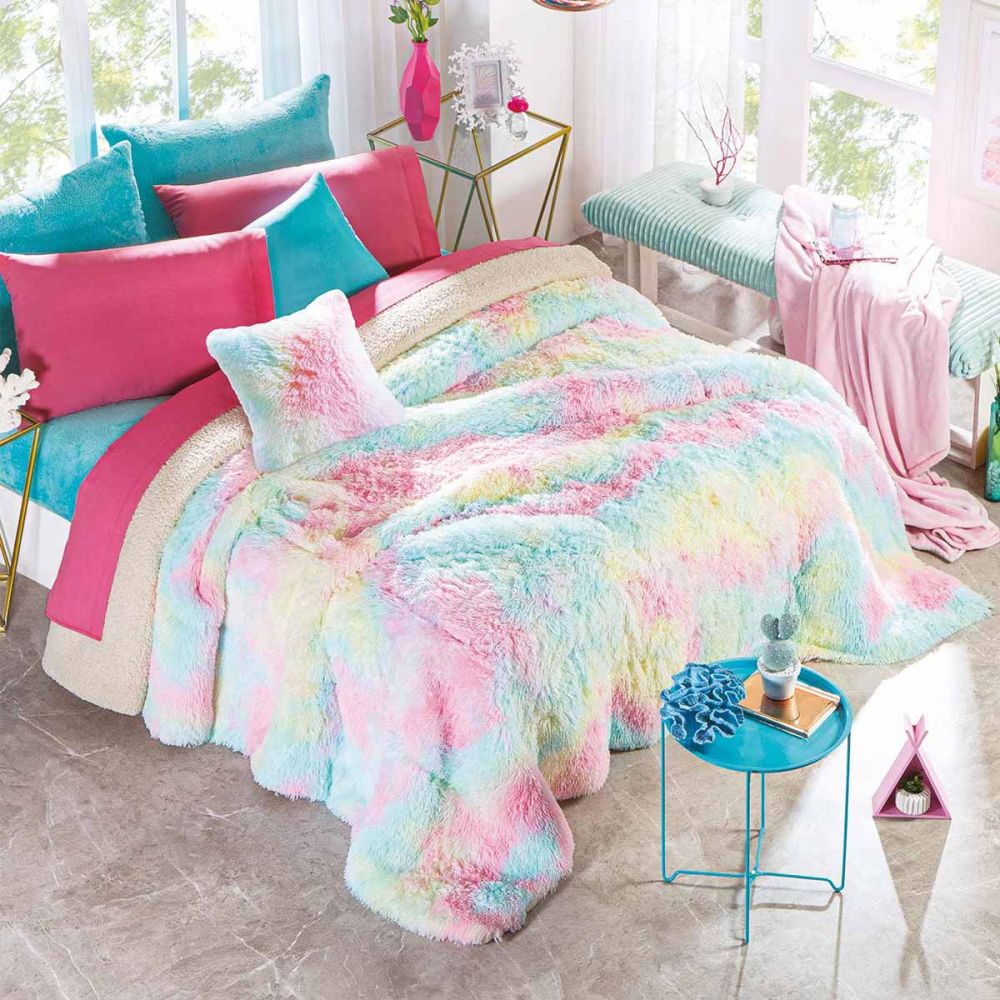 Cobertor Pelo Alto Sweet Pastel