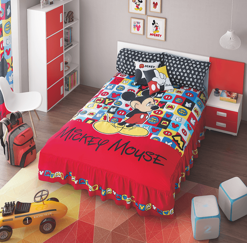 Edrecolcha Clasic Mickey con Cojines
