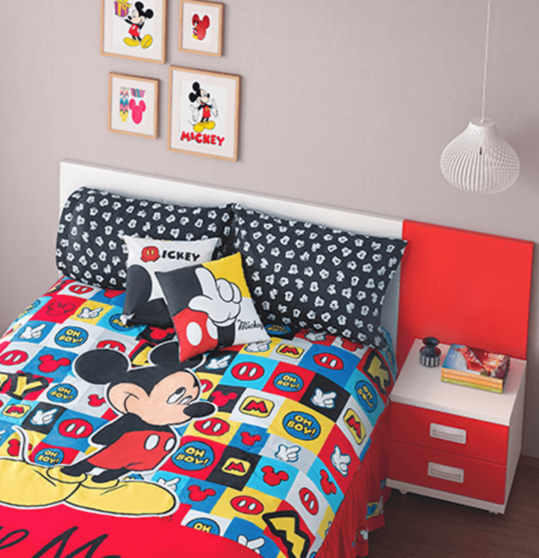 Edrecolcha Clasic Mickey con Cojines