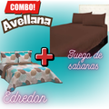 Edredón Ultrasónico Avellana con Sabanas