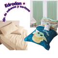 Edredón Neo Grogu + Sabanas y Cortinas