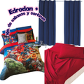 Edredón Neo Super Avengers + Sabanas y Cortinas