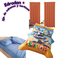 Edredón Neo Stitch Ohana + Sabanas y Cortinas