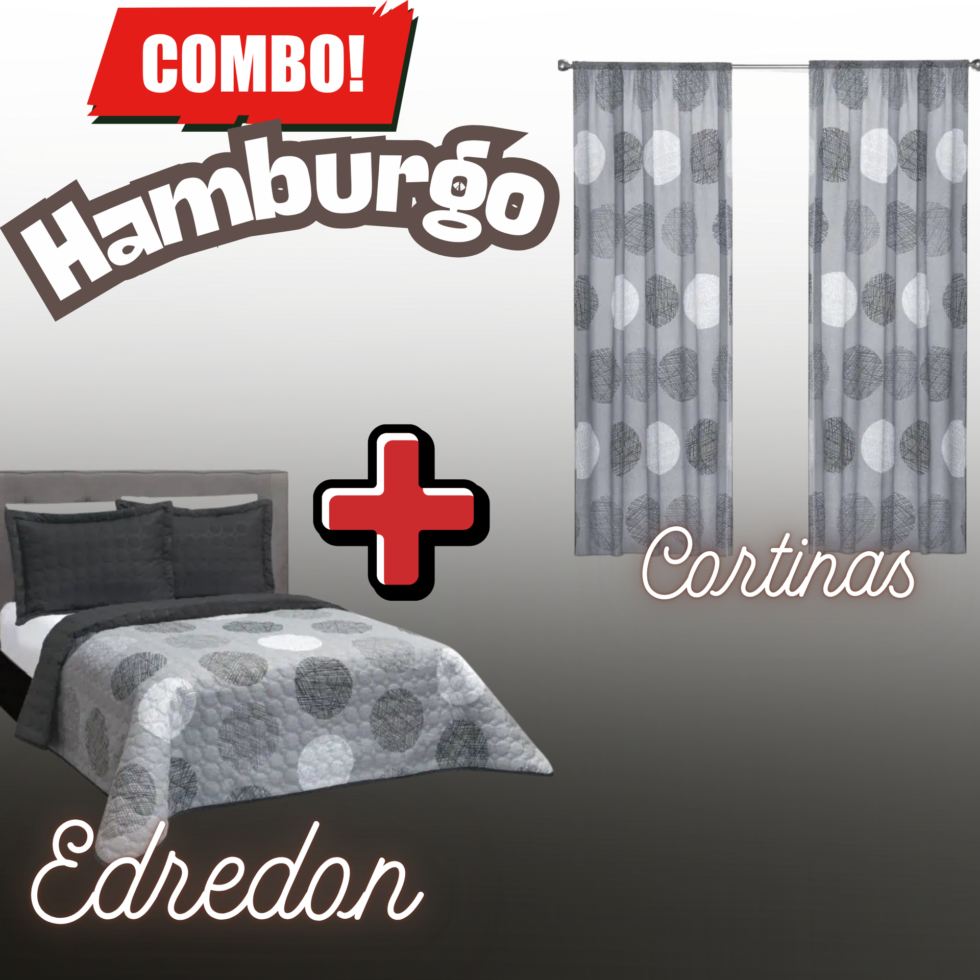 Edredón Ultrasónico Hamburgo  con Cortinas