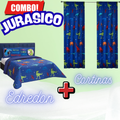 Edredón Ultrasónico Jurasico con Cortinas