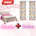 Edredón Ultrasónico Mariposas con cortinas