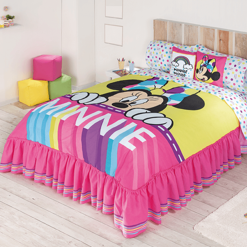 Edrecolcha Minnie Colors con Cojines