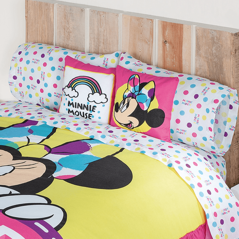 Edrecolcha Minnie Colors con Cojines