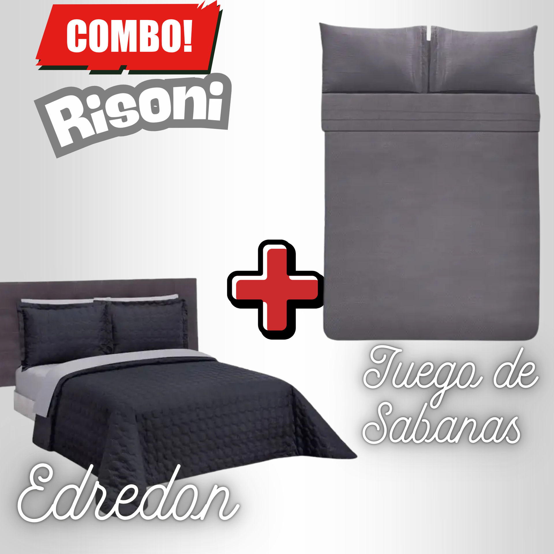 Edredón Ultrasónico Risoni con Sabanas.