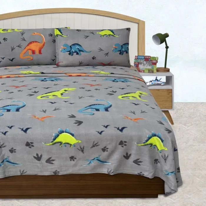 Sábanas Polar SÚPER Suaves y Calientita REX🦖