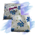 Juego de Sábana 100% algodón Jaquelin Flor Azul