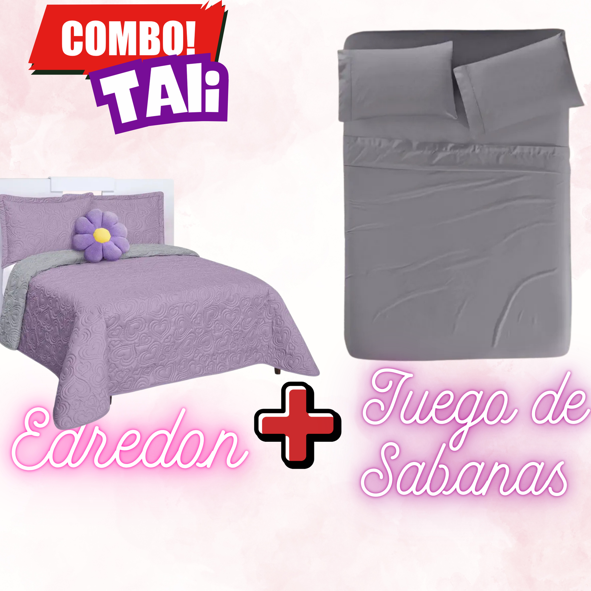 Edredón Ultrasónico Tali  con Sabanas.