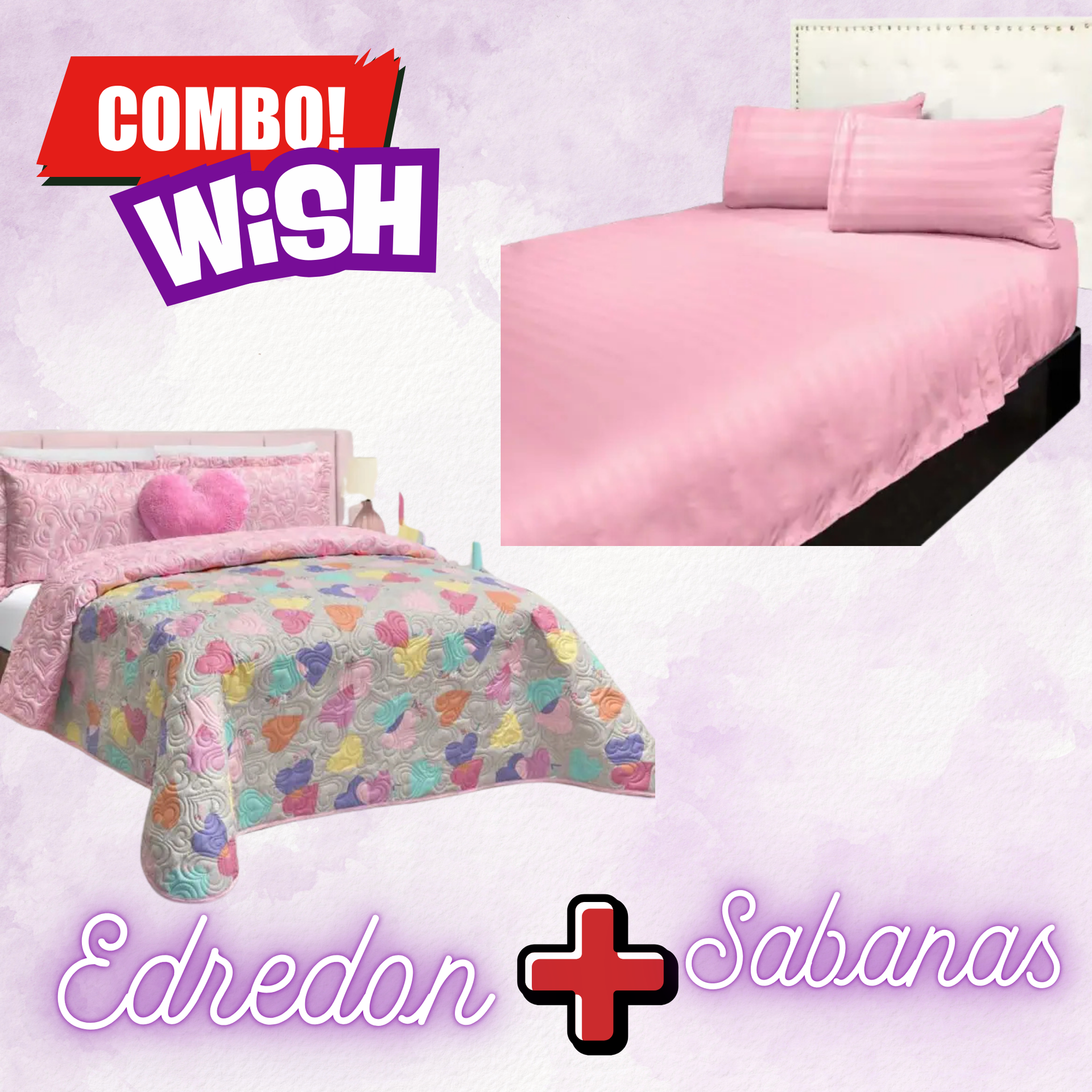 Edredón Ultrasónico Wish con Sabanas.